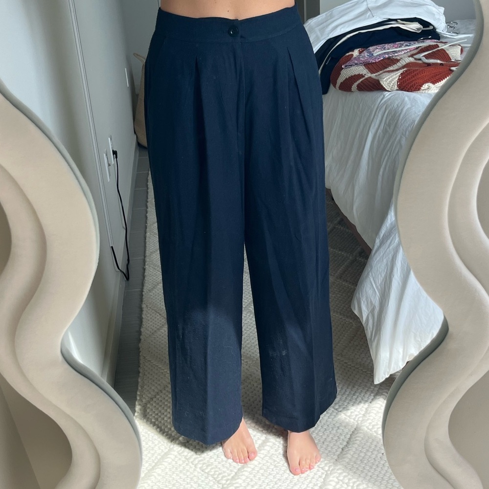 Jenni Kayne Midnight Wide-Leg Pants